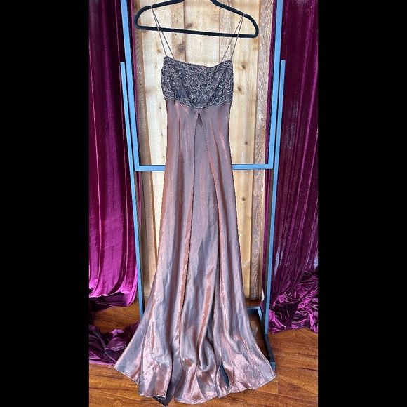 & Co. Dresses And Company Copper Colored Evening Gown